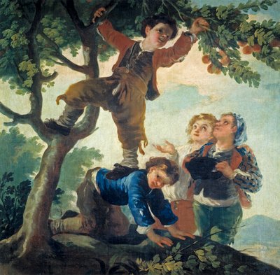 Boys Picking Fruit by Francisco de Goya